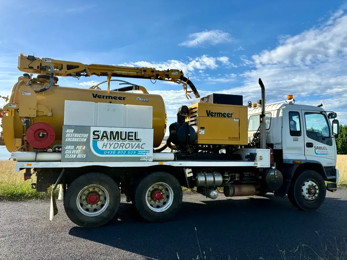 Samuel Hydrovac on site in Bathurst